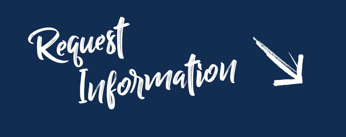 Request Information with an arrow pointing to the next column containing an inquiry form.