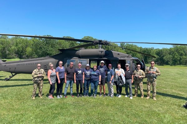 DSU Faculty with ND National Guard