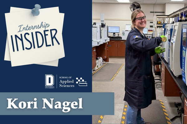 Kori Nagel at her internship