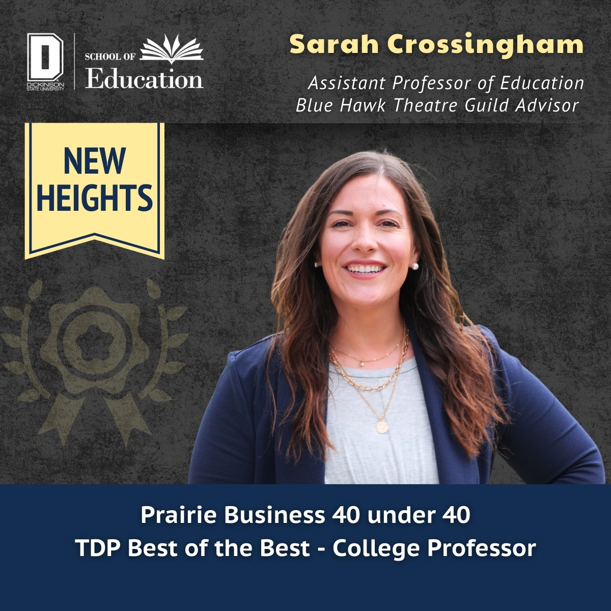 Sarah Crossingham headshot and graphic