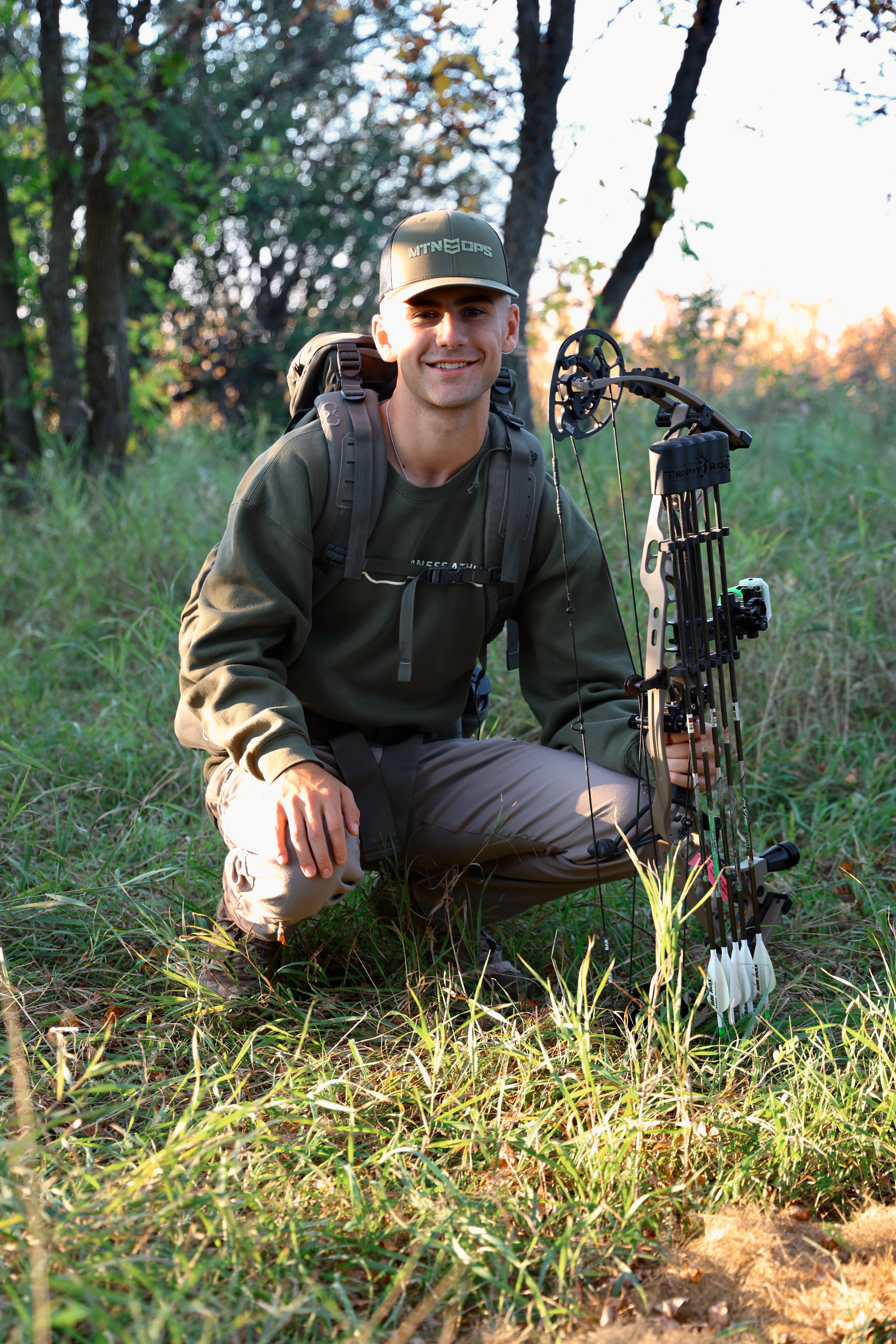 Dawson Zubke while hunting.