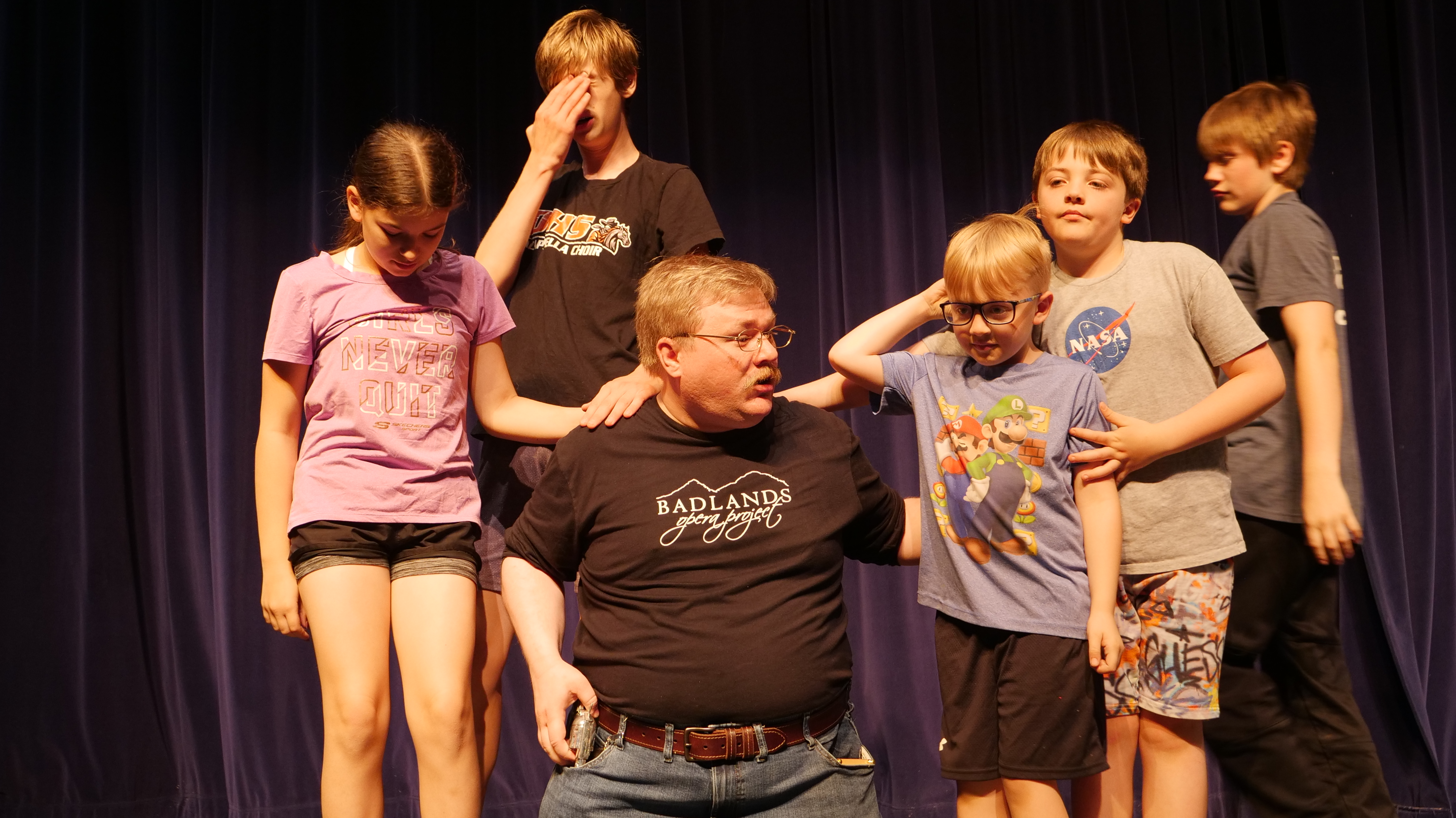 Teddy & Alice Cast Rehearsing