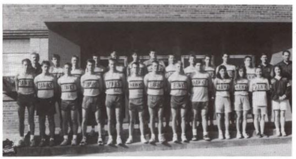 Back row l to r: Coach Tim Daniel, Janel George, Melanie Lowman, Michele Hillstrom, Connie Dahlin, Sara Miller, Chantal Moore, Coach Moody. Front row l to r: Shelese Smith, Stacey Walth, Marny Bergo, Shelly Nichol, Leslie Gieger. (Photo Courtesy Gordon Weixel)